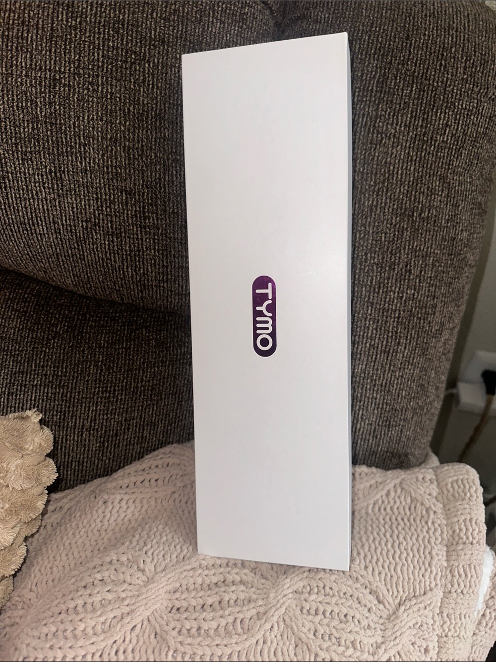 Tymo Women's Bath & Body Tool - White with Purple Accent